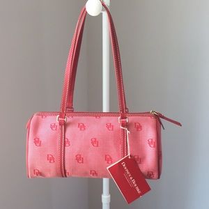 “Vintage” Dooney & Bourke Canvas Barrel Bag